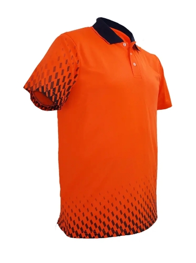 Picture of Bocini, Hi-Vis Gradient Polo